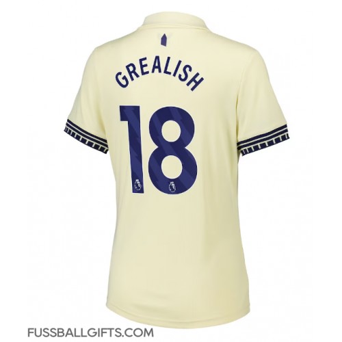 Everton Jack Grealish #18 Fußballbekleidung Auswärtstrikot Damen 2025-26 Kurzarm